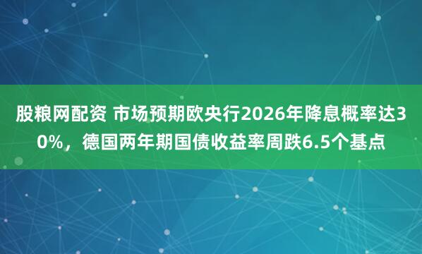股粮网配资 市场预期欧央行2026年降息概率达30%，德国两年期国债收益率周跌6.5个基点